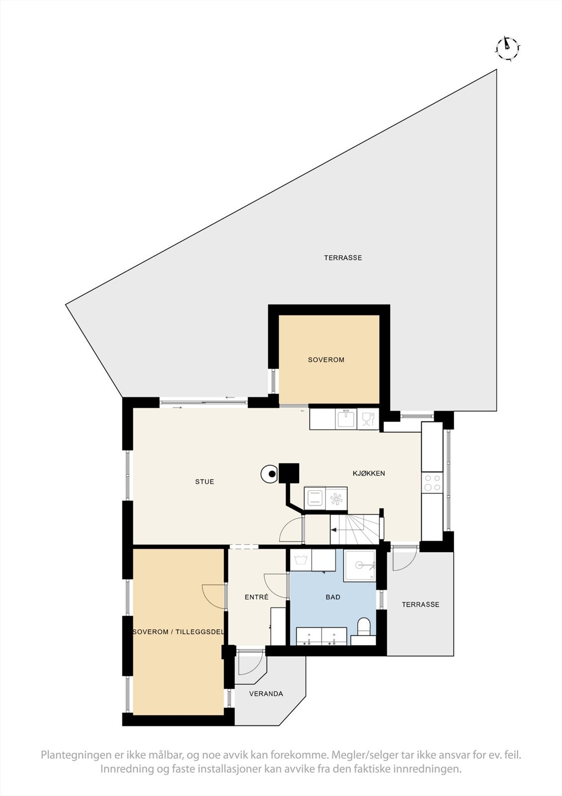 Plantegning 1. etasje. Galleribilde