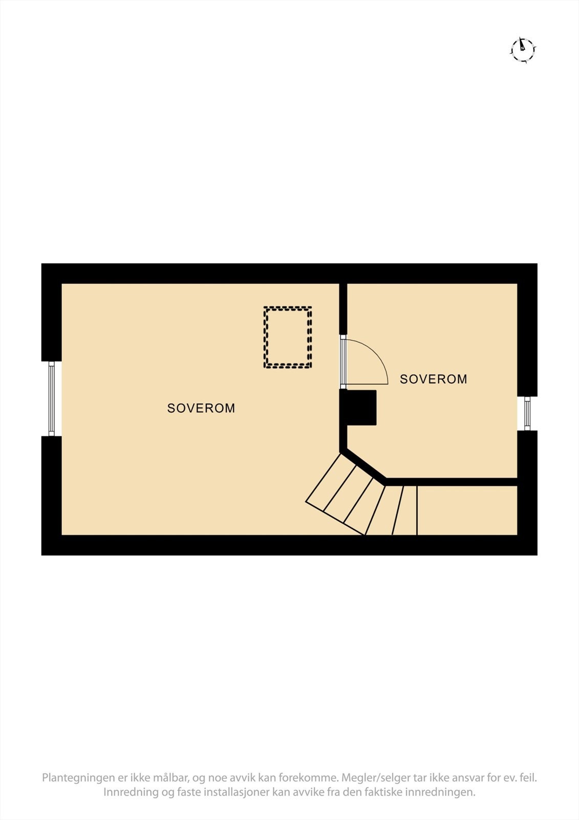 Plantegning loft. Galleribilde