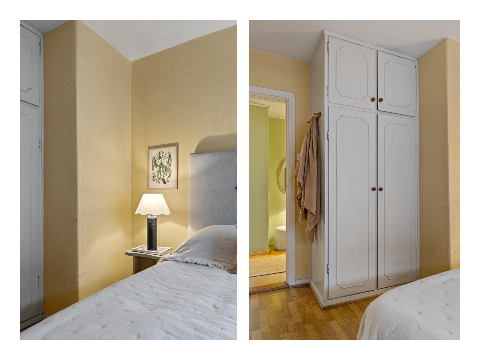 Godt med oppbevaring i innebygget garderobeskap på begge soverom Galleribilde