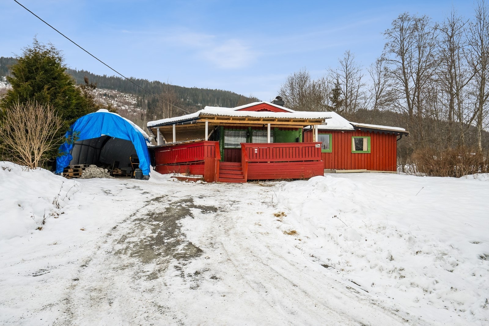 Ligger i landlige omgivelser Galleribilde