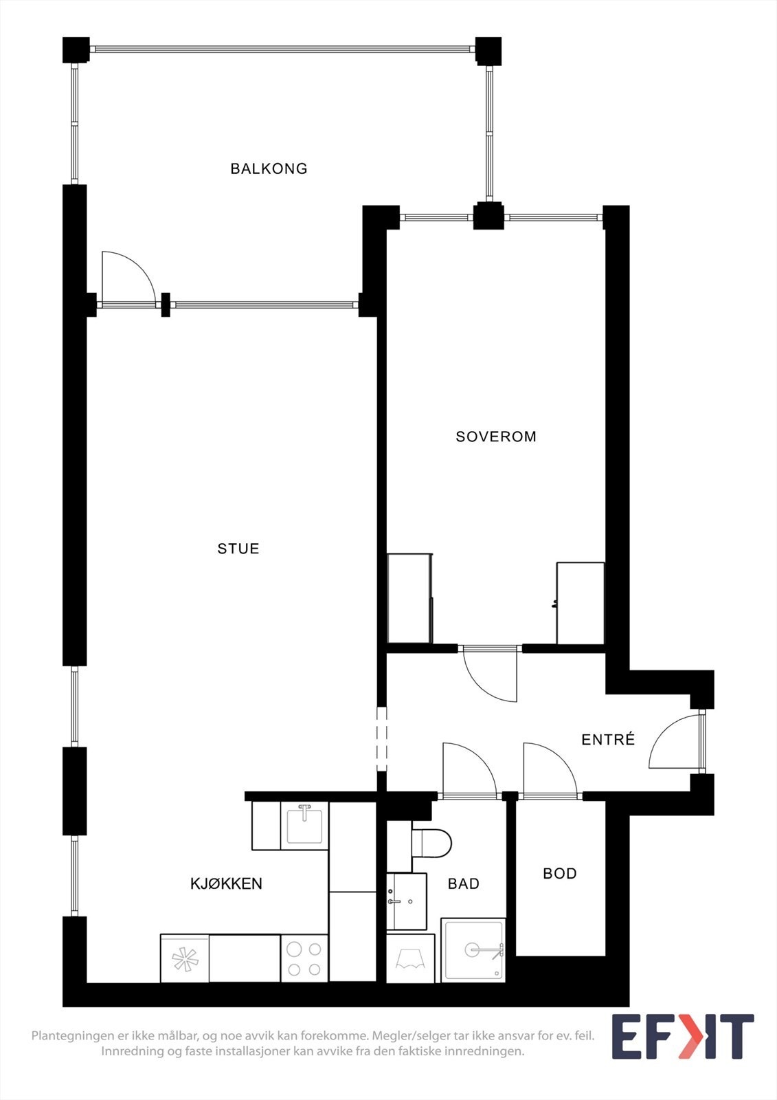 Plantegning Galleribilde