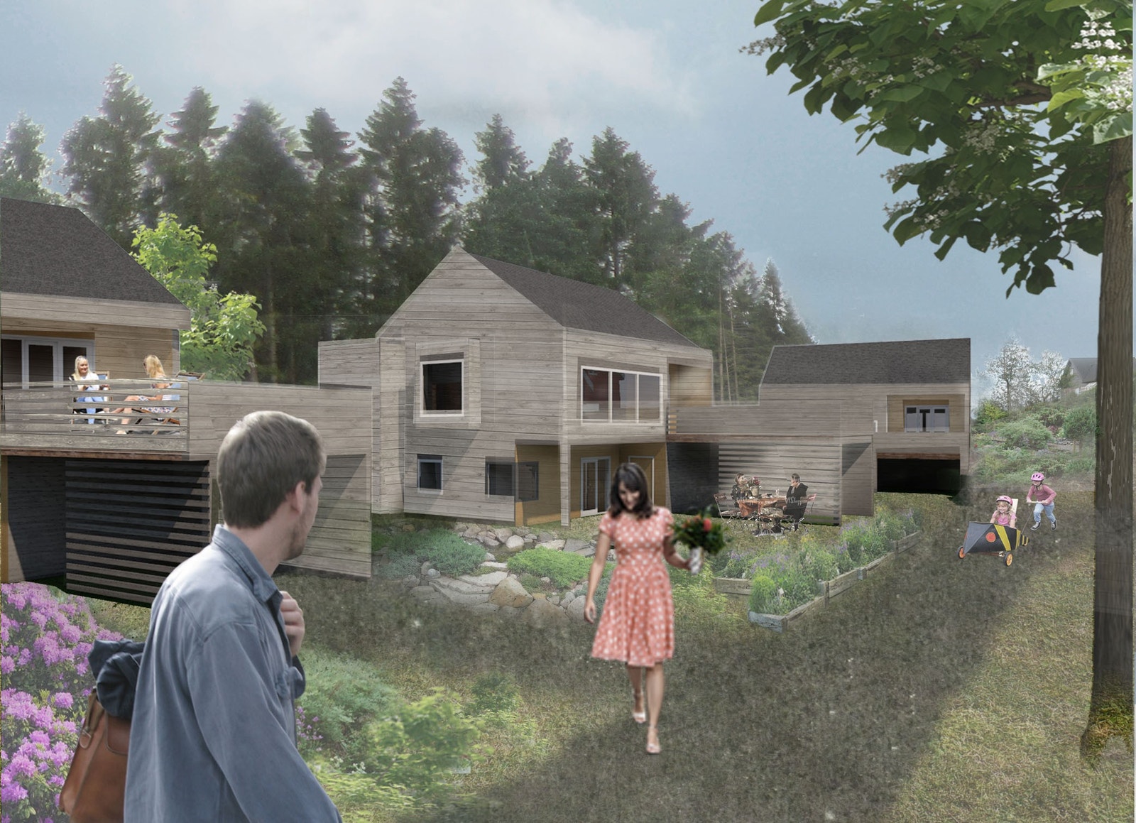 Illustrasjon/inspirasjon Kattatveit- fra vest-liten Galleribilde