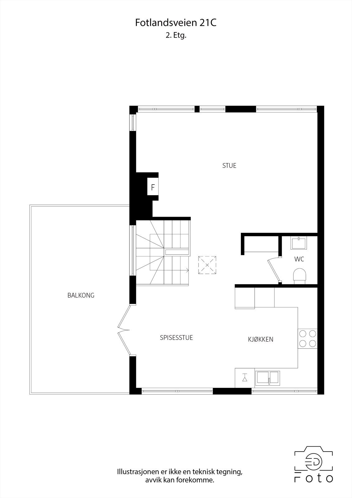 Plantegning 2. etasje. Galleribilde