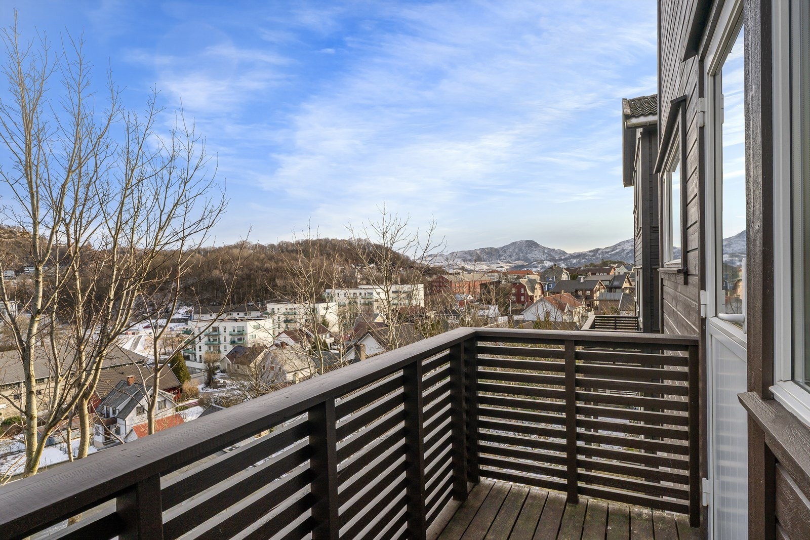 Balkong fra et av soverommene. Galleribilde