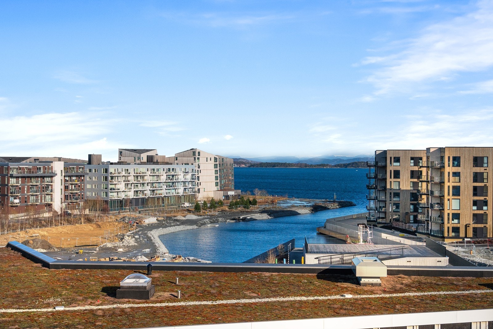 Utsikt fra takterrassen Galleribilde