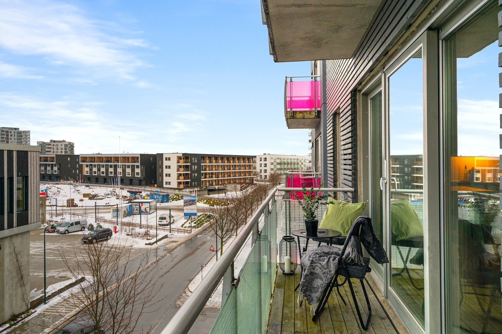 Balkong/ terrasse nordsiden. Galleribilde