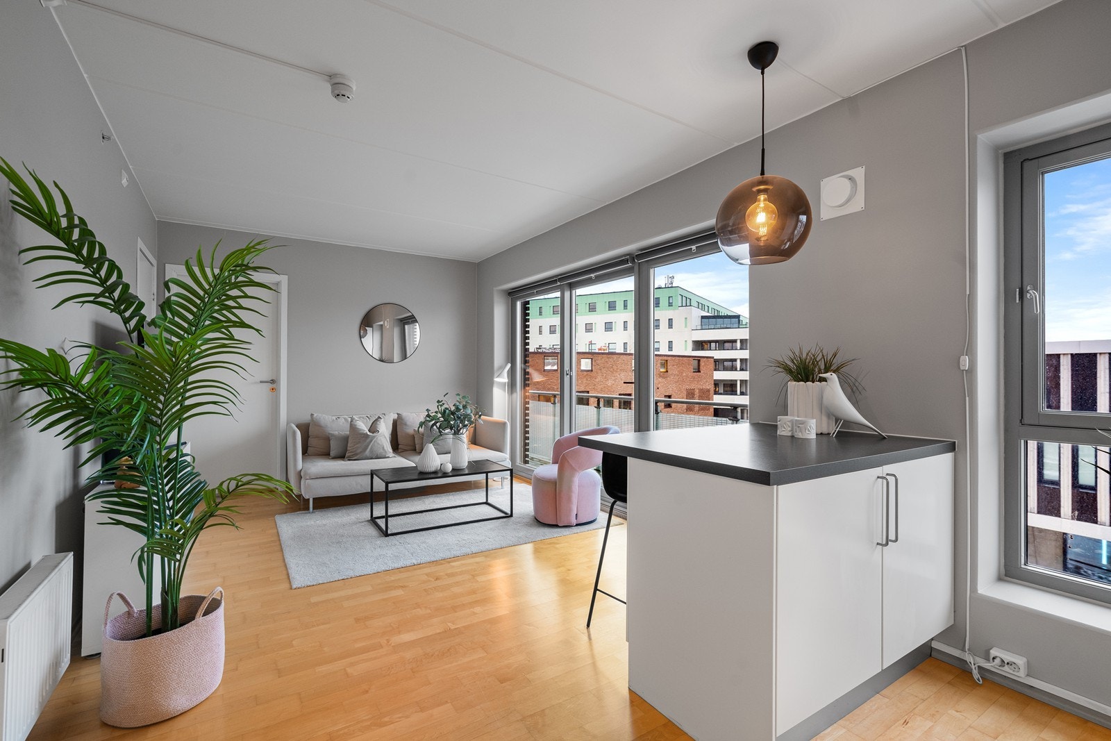 Åpen løsning mot stue Galleribilde