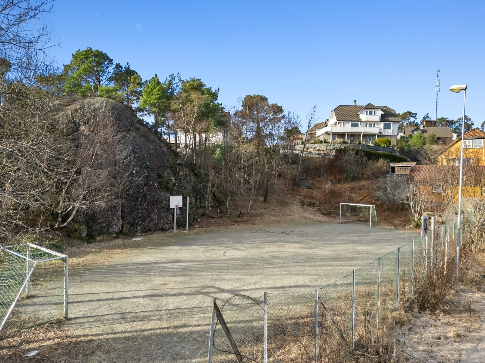 Fotballbane i nabolaget. Galleribilde