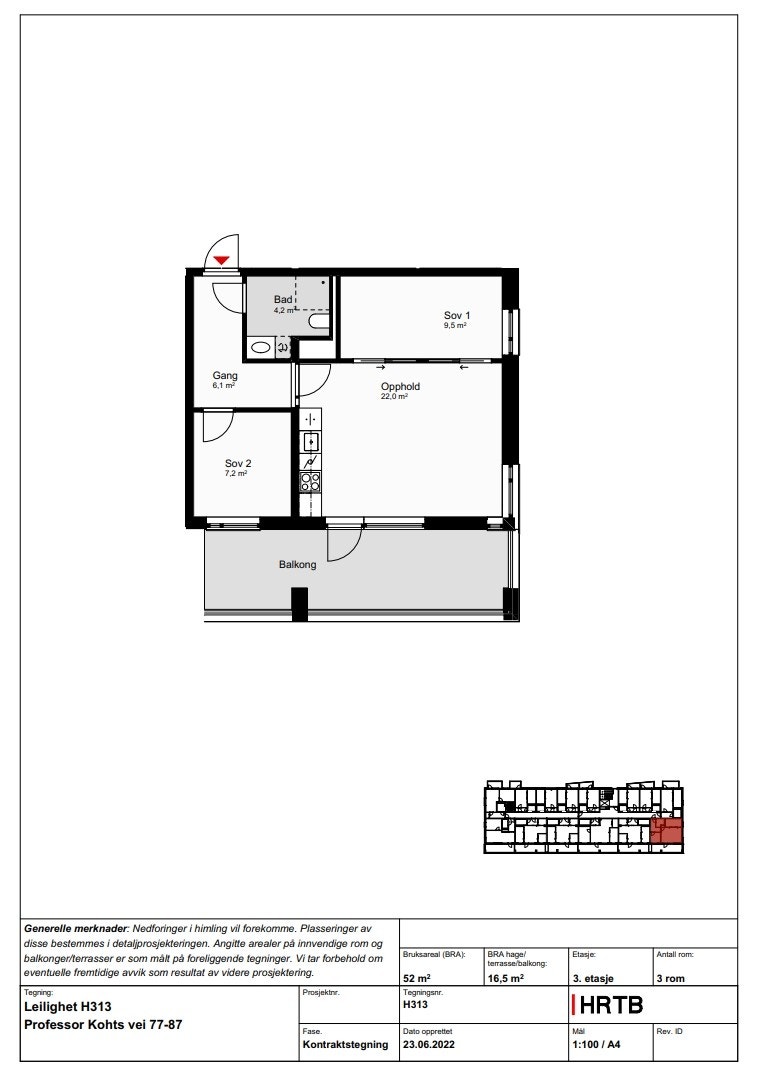 Kontraktstegning Galleribilde