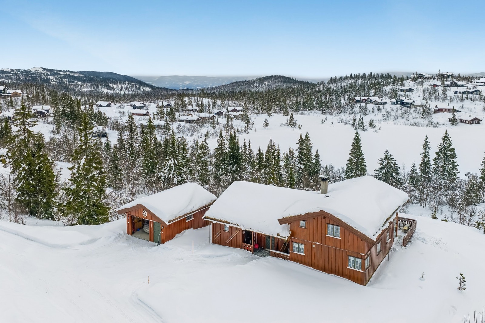 Velkommen til Åsrudvegen 129 på vakre Aurdalsåsen Galleribilde