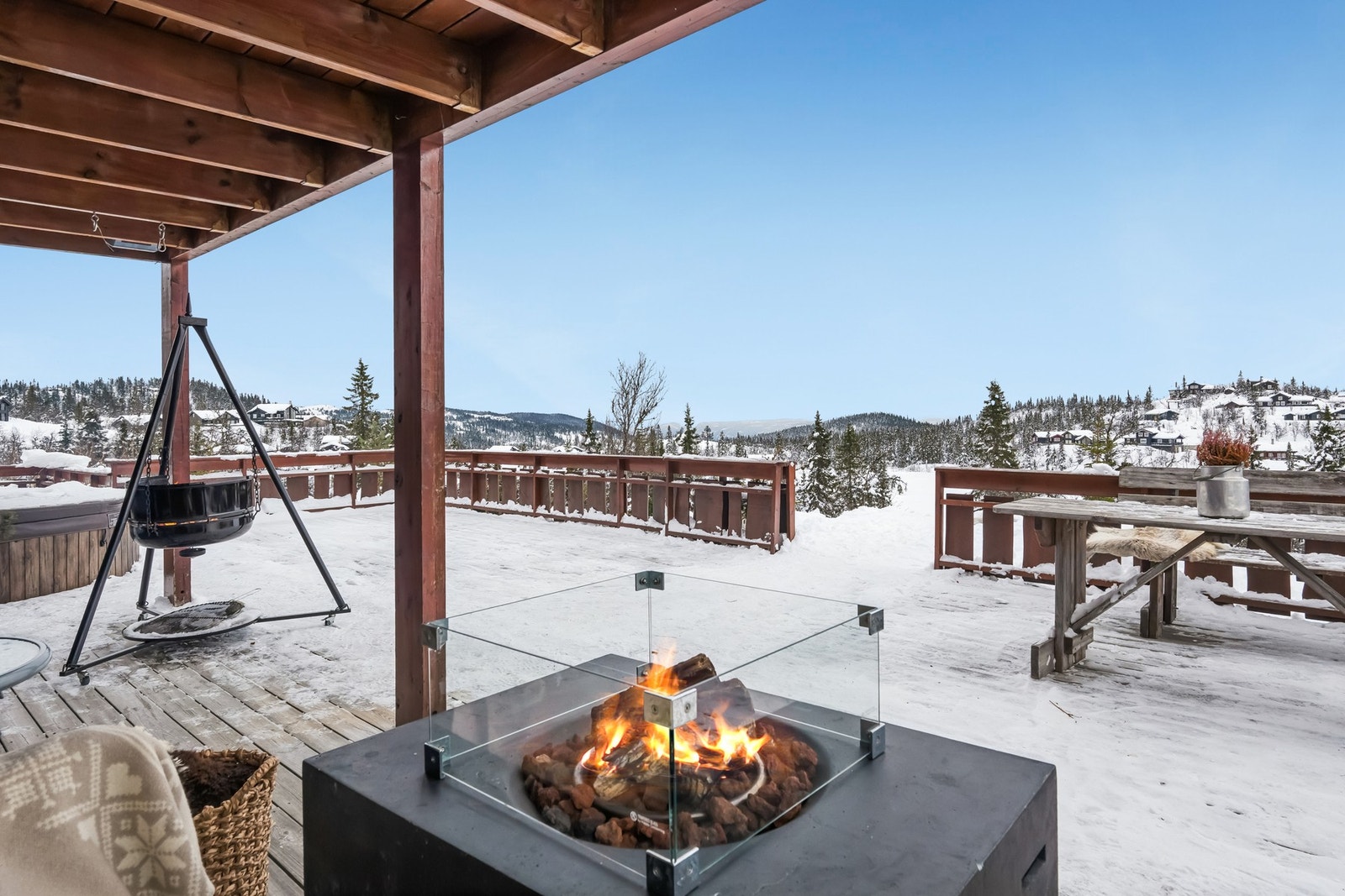 Eiendommen har en svært attraktiv beliggenhet i hyttefeltet Galleribilde