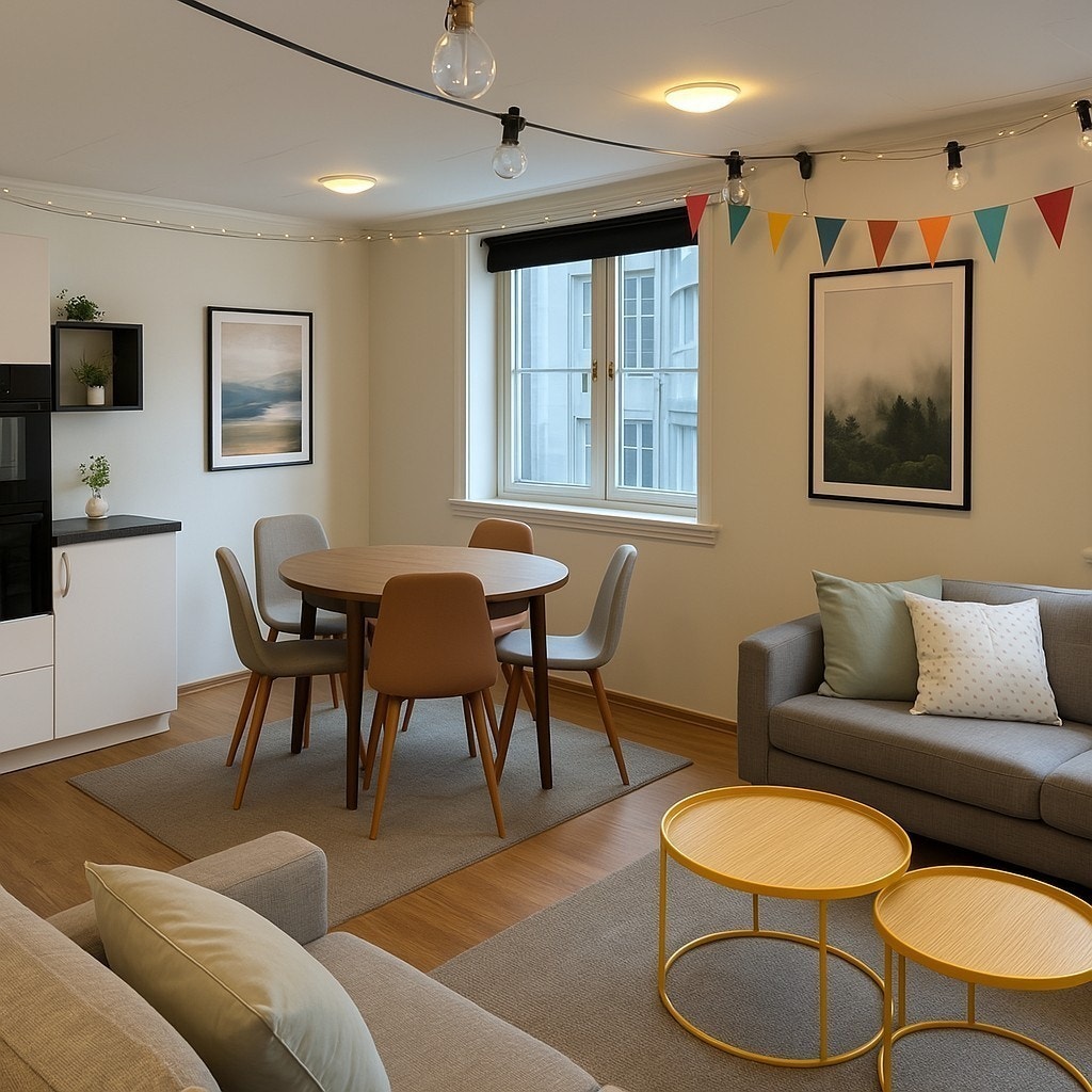 Felles stue - spiseplass Galleribilde