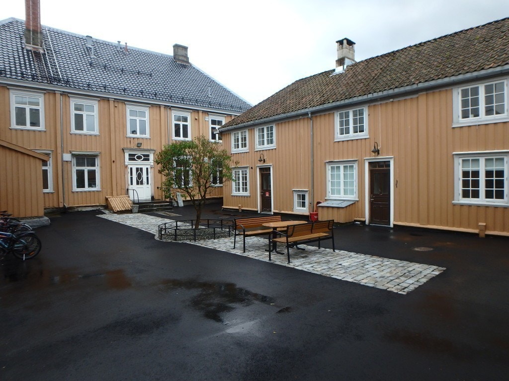 Innvendig gårdsrom Galleribilde