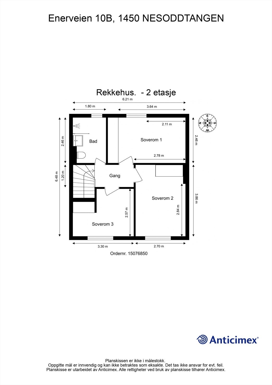 Plantegning - 2 etasje Galleribilde