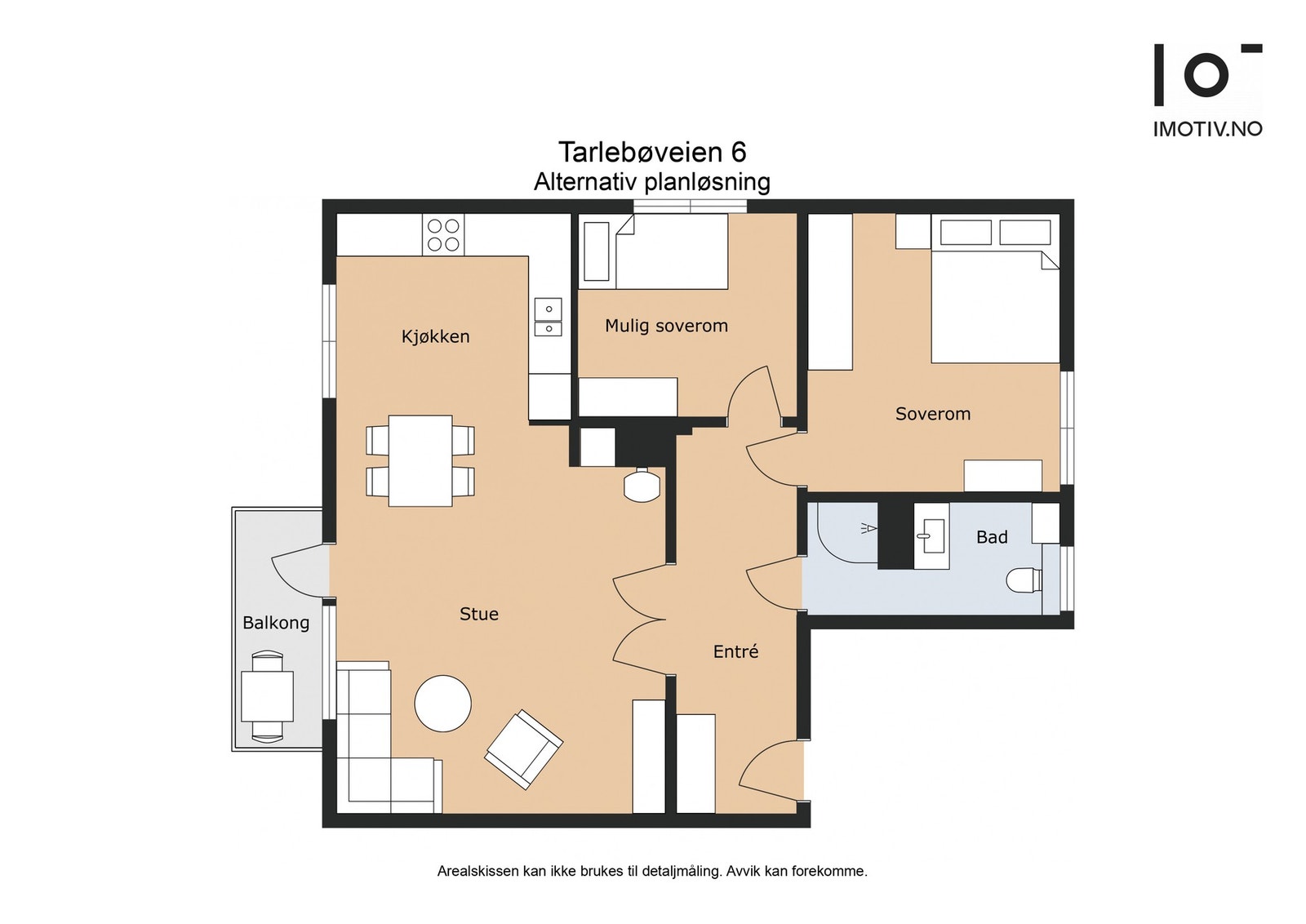 Alternativ plantegning 1.etg Galleribilde