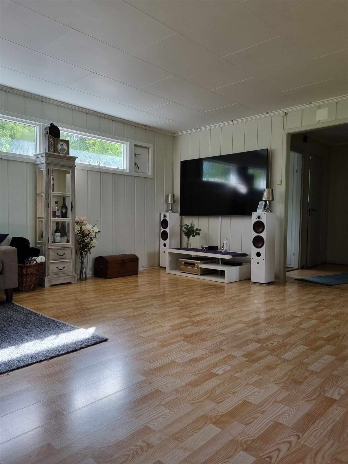 Fra stue med tv. Galleribilde