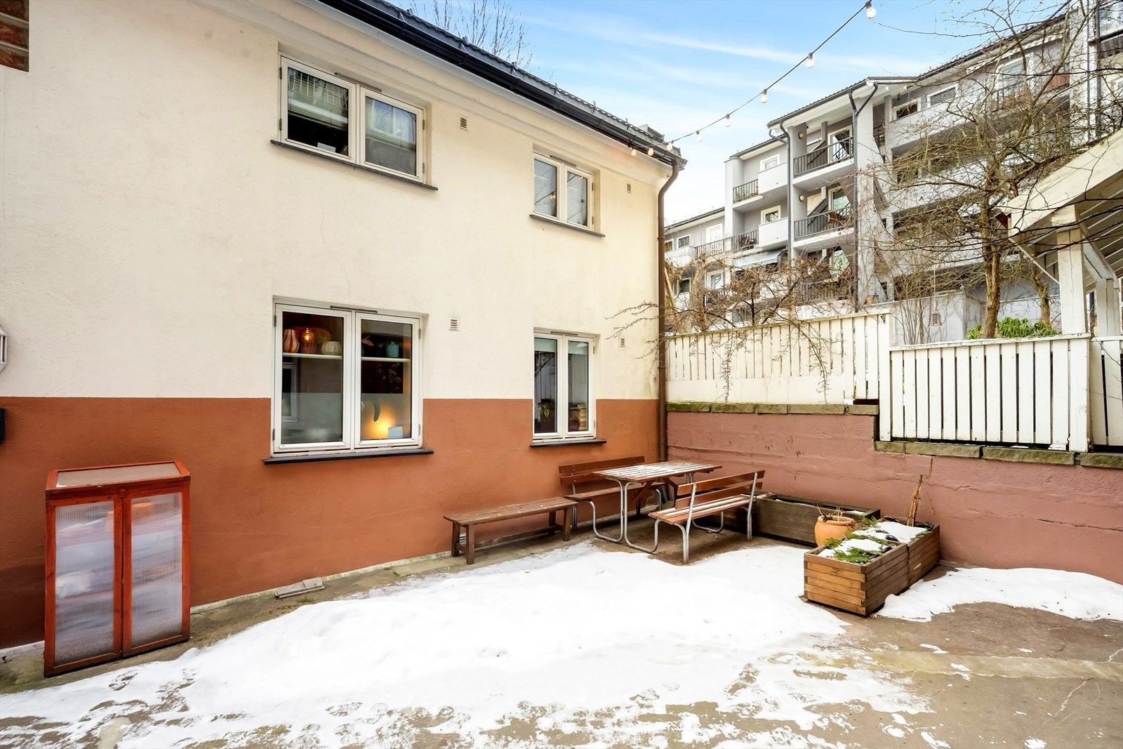 Hyggelig bakgård til glede for beboerne Galleribilde