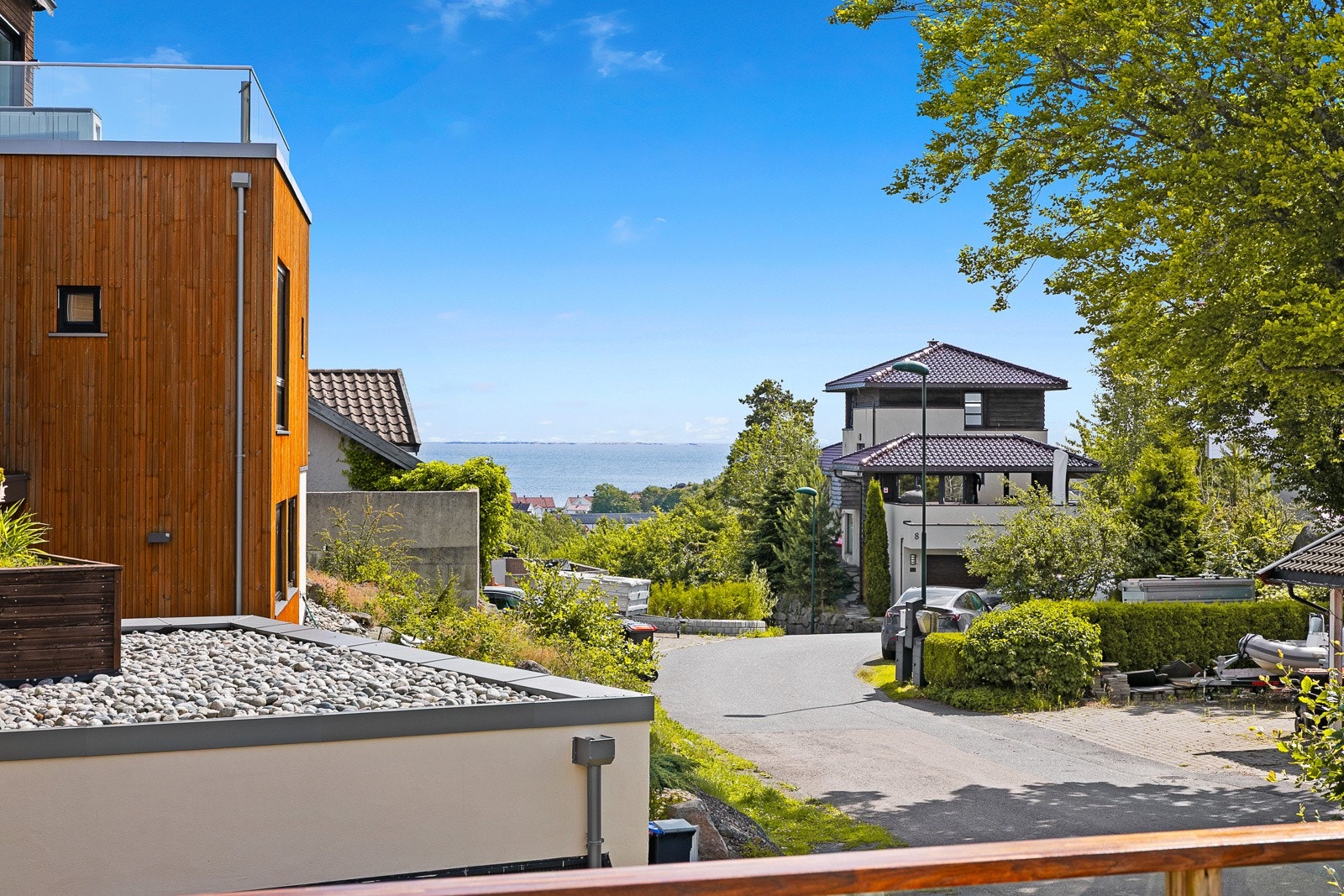 Fin utsikt fra eiendommen Galleribilde