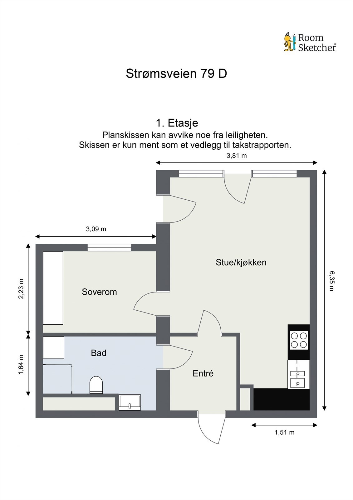 Plantegning Galleribilde
