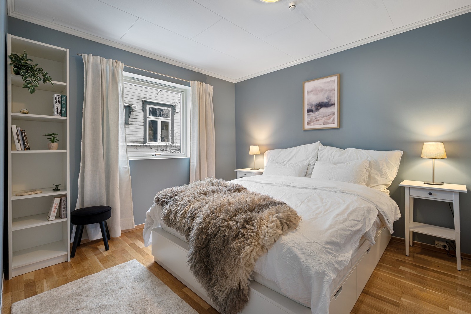 Soverommet er på 11,9 kvadratmeter. Galleribilde