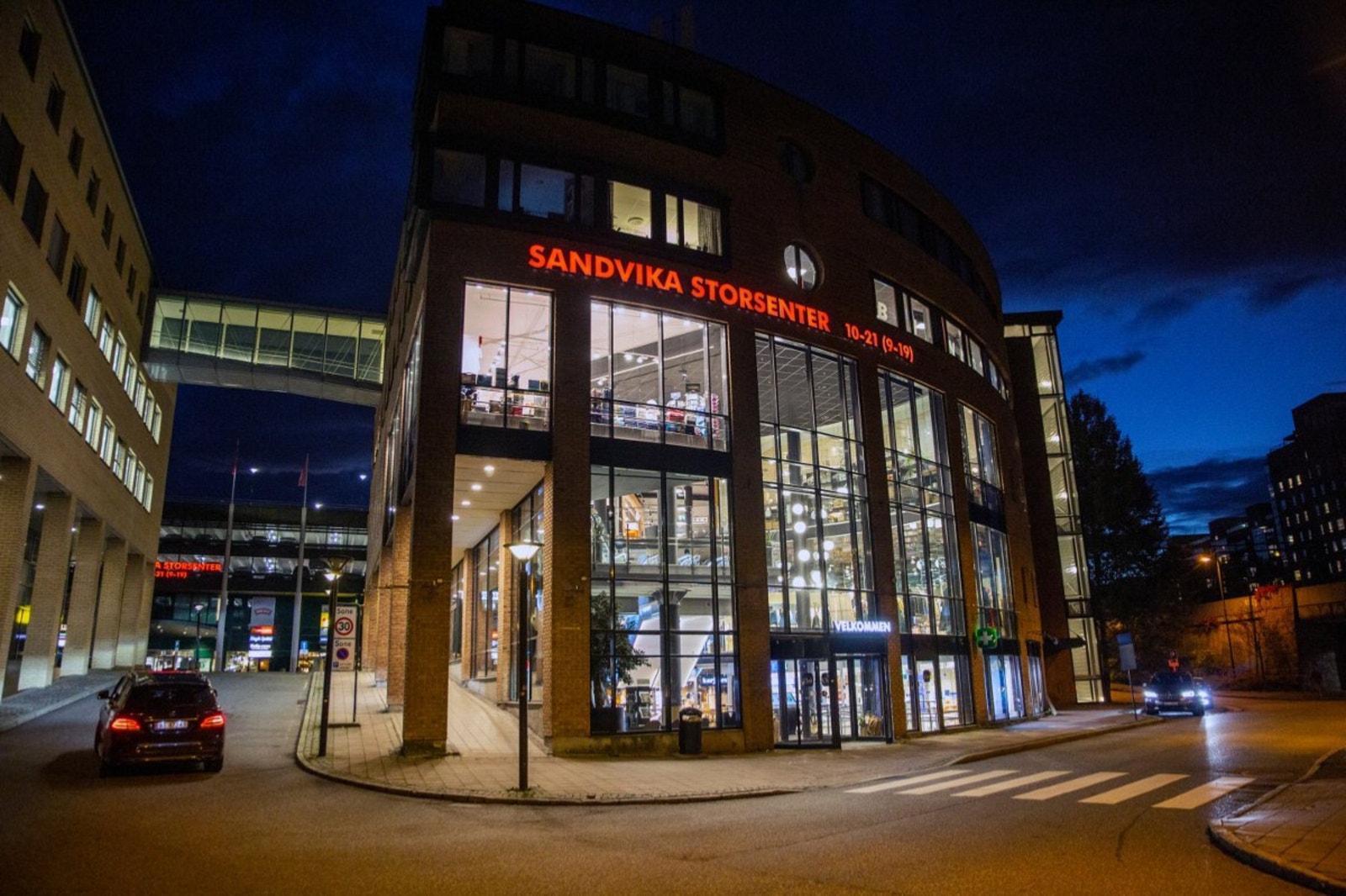 Gangavstand til et av Nordens største kjøpesentre Galleribilde