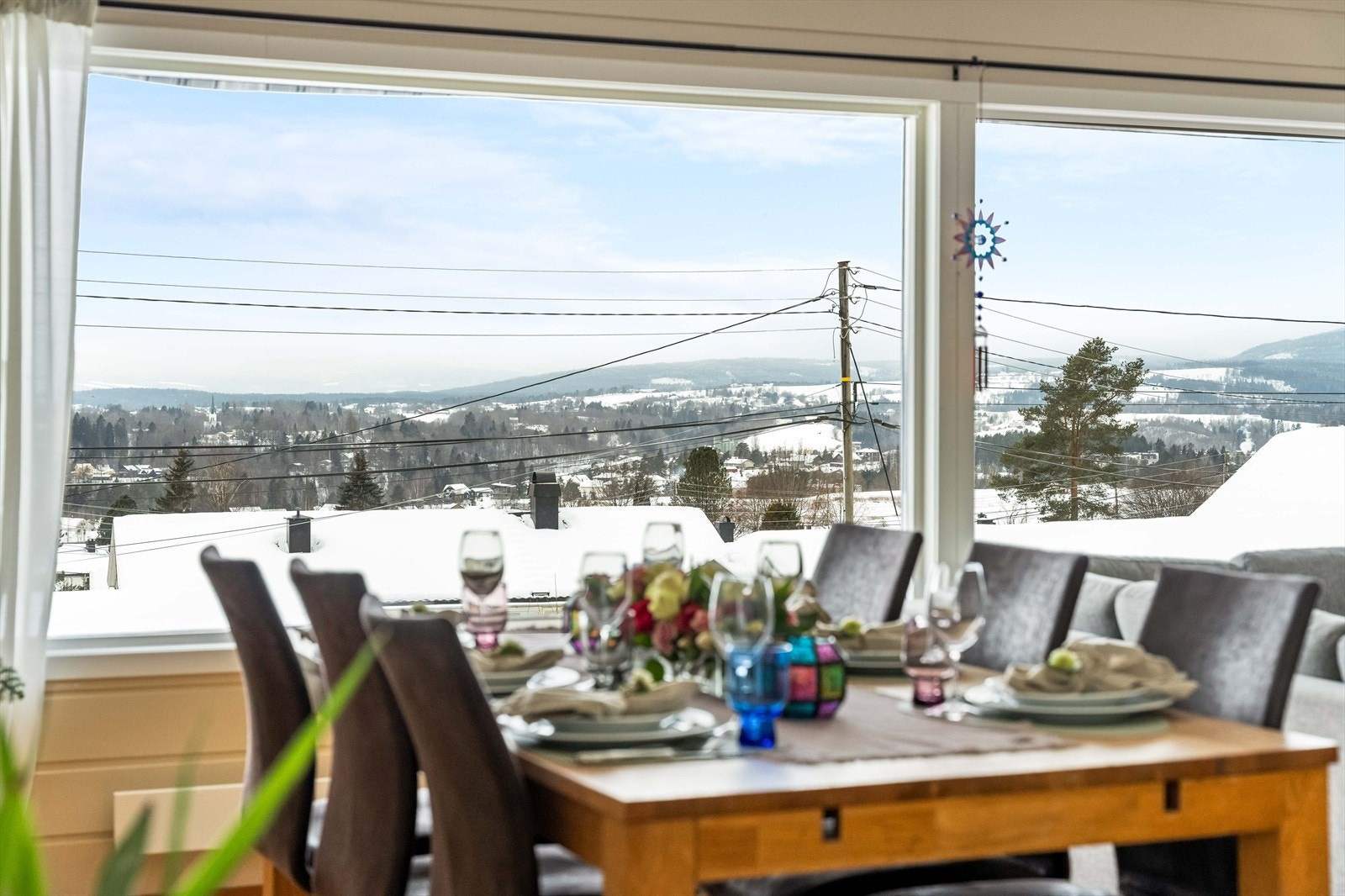 Her kan du spise middag og nyte utsikten! Galleribilde