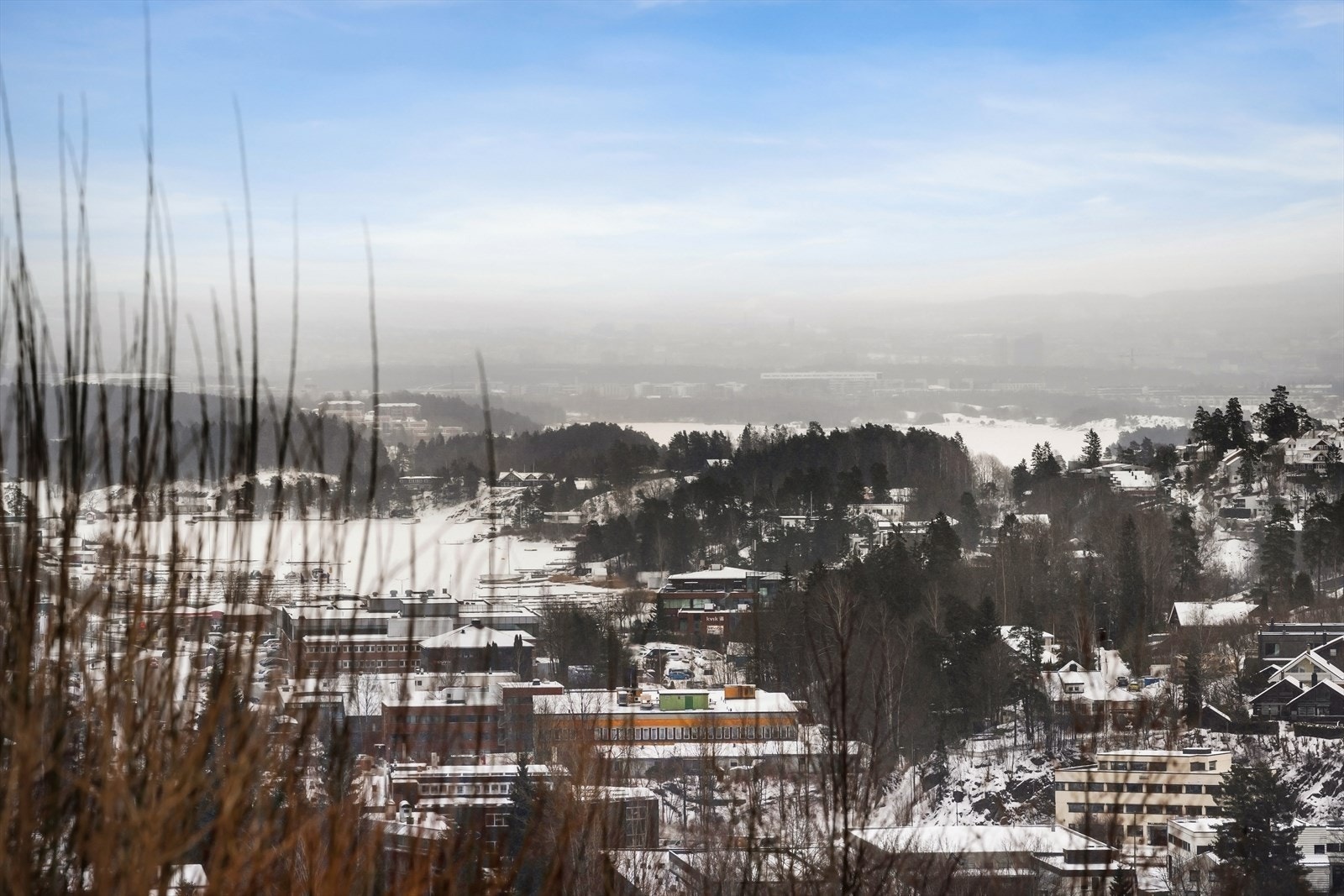 Flott utsikt fra terrassen. Galleribilde