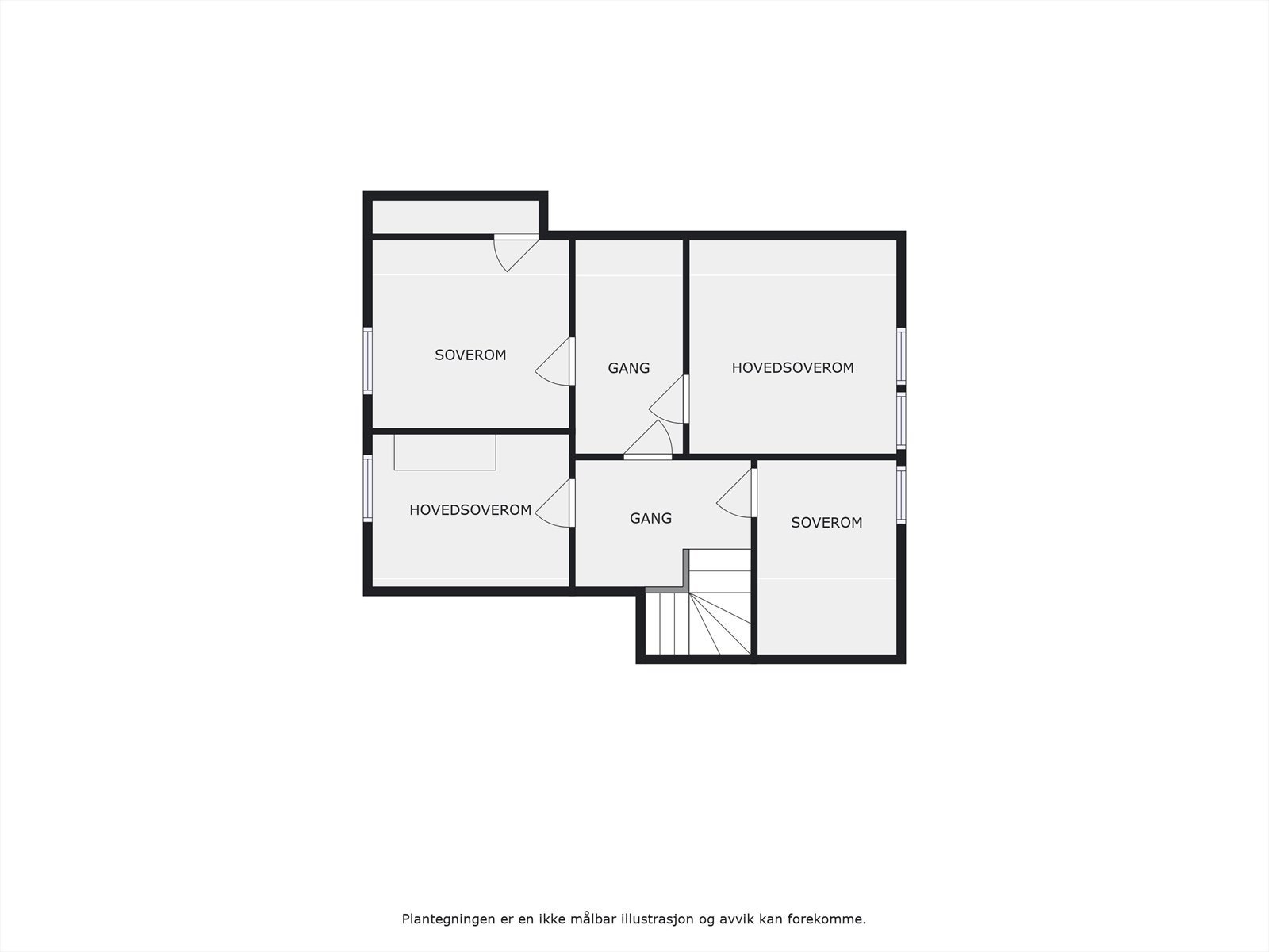 Plantegning 2. etasje. Galleribilde