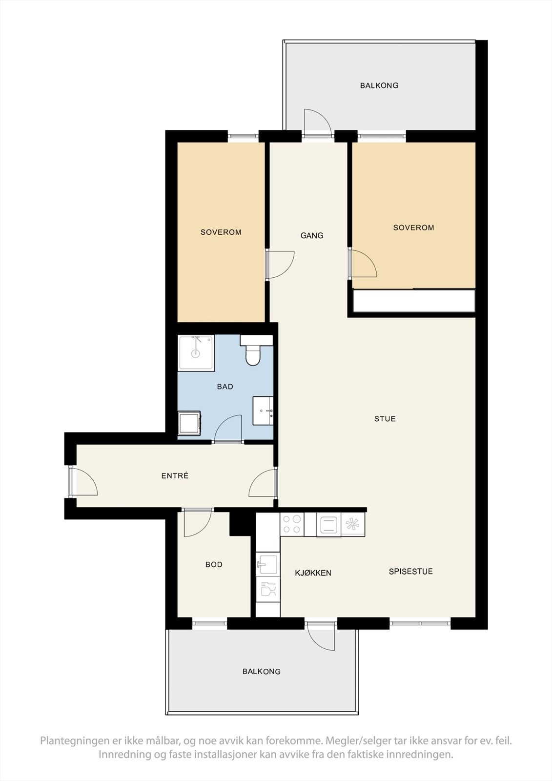 Plantegning. Galleribilde