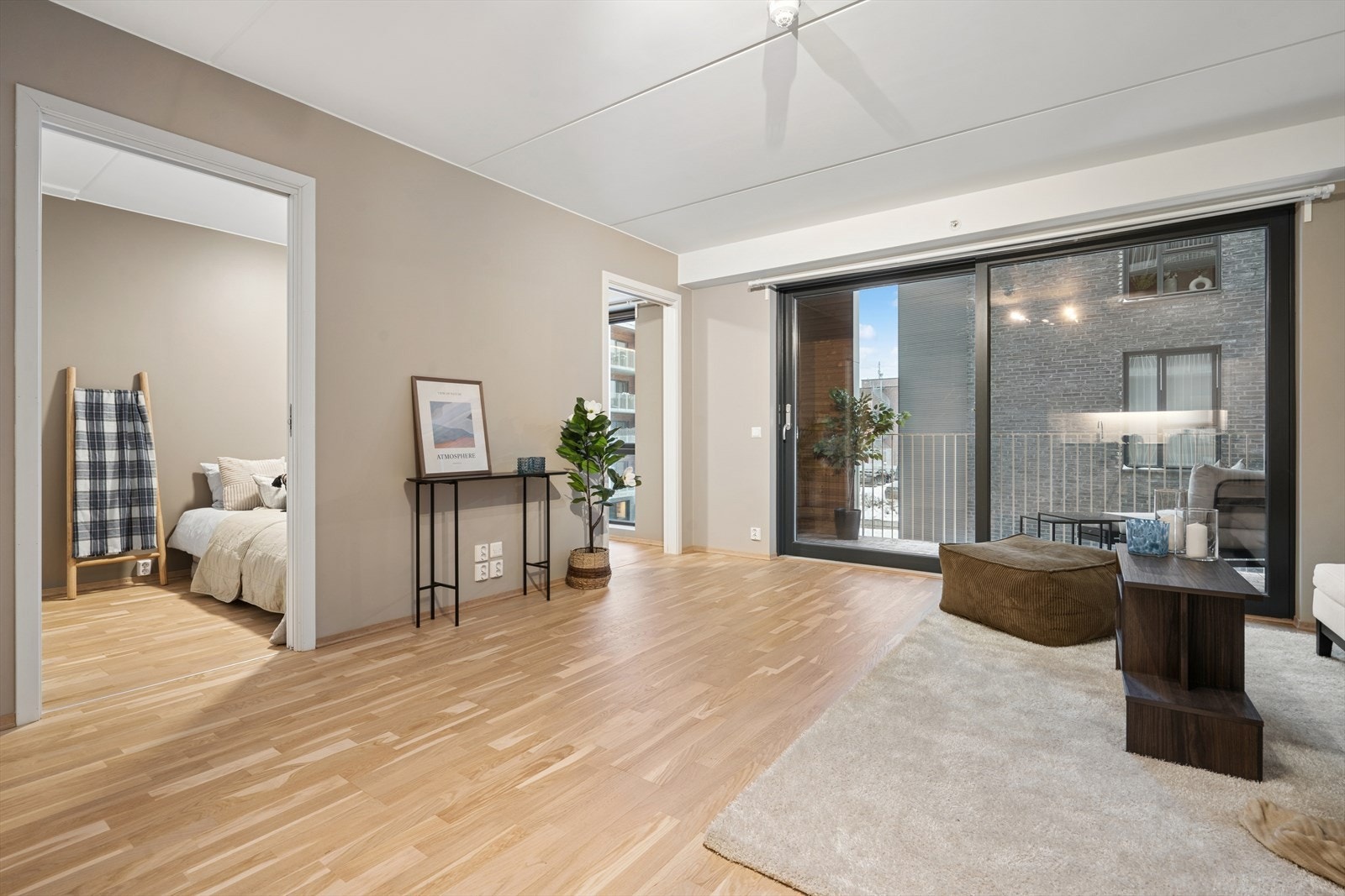 Leiligheten er nymalt og har vannbåren gulvvarme Galleribilde