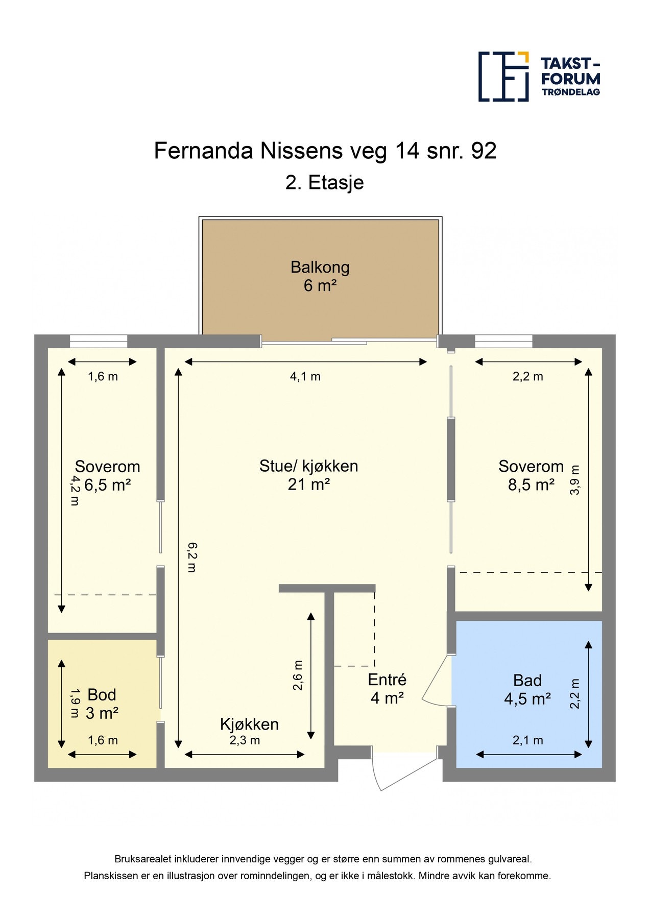 Plantegning - 2. etasje Galleribilde