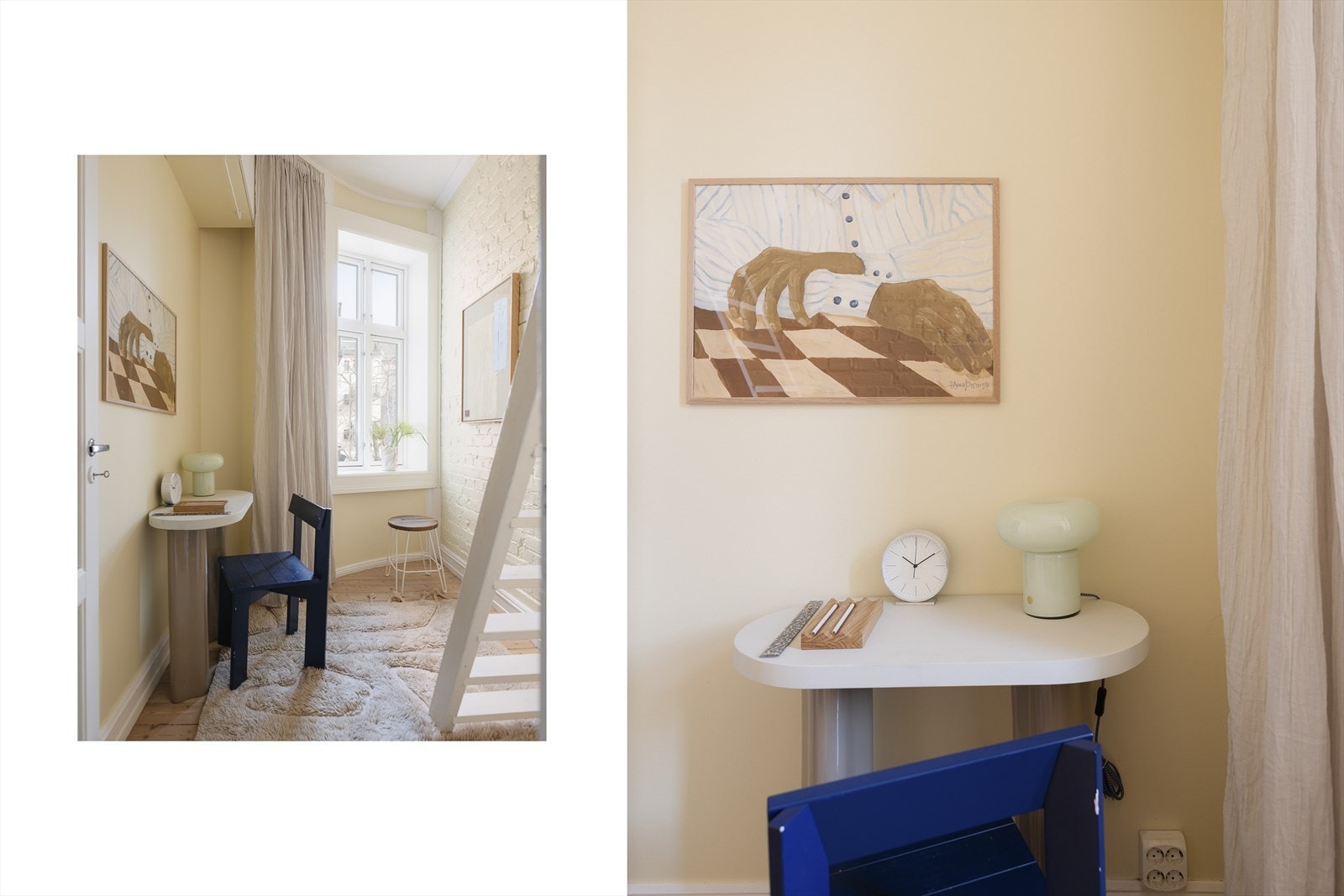 God plass til en skrivepult, eventuelt også en barneseng. Galleribilde