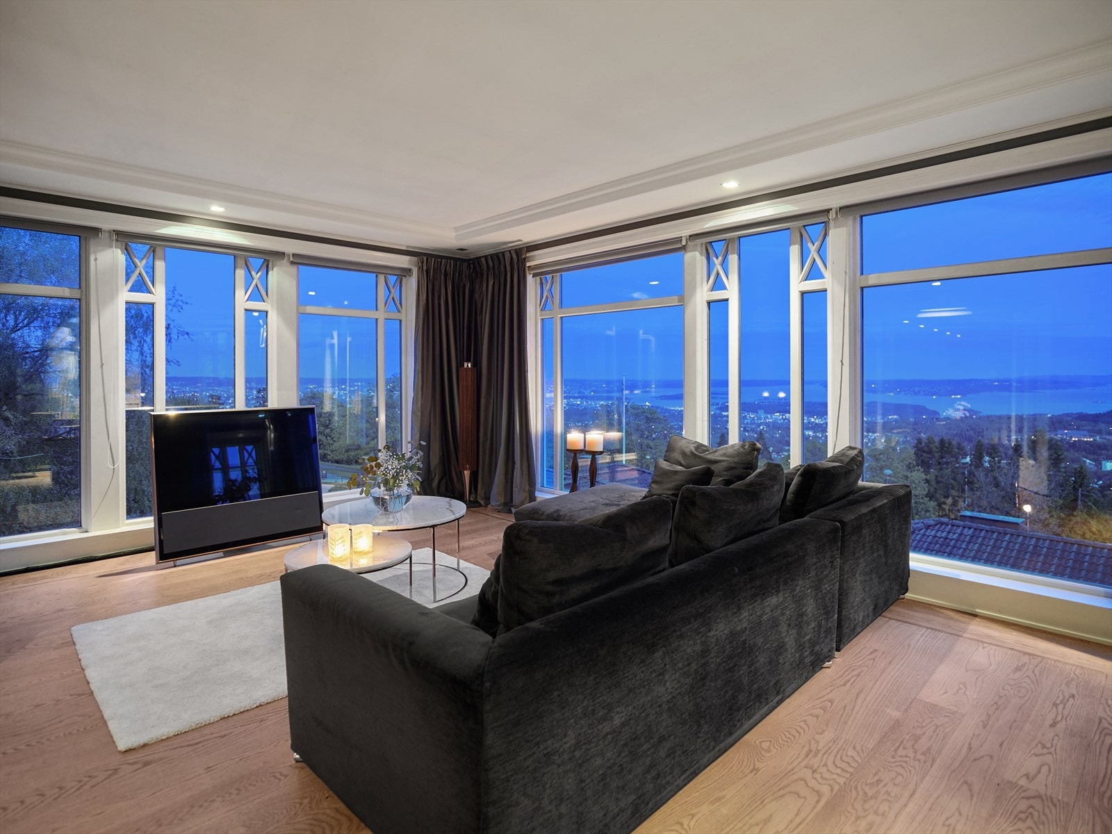 Utsikten er like vakker til alle tider av døgnet. Galleribilde