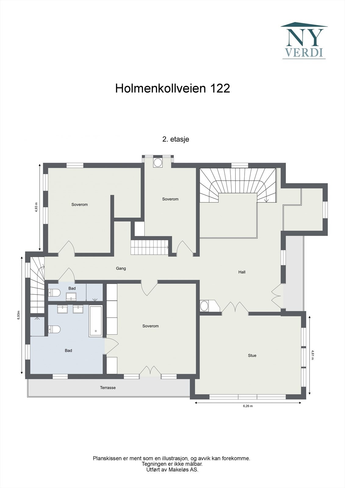 Plantegning 2. etasje. Galleribilde