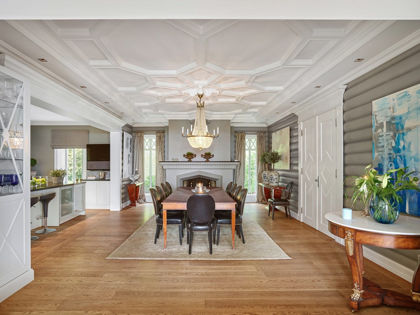 Flotte detaljer er gjennomgående i boligen. Galleribilde