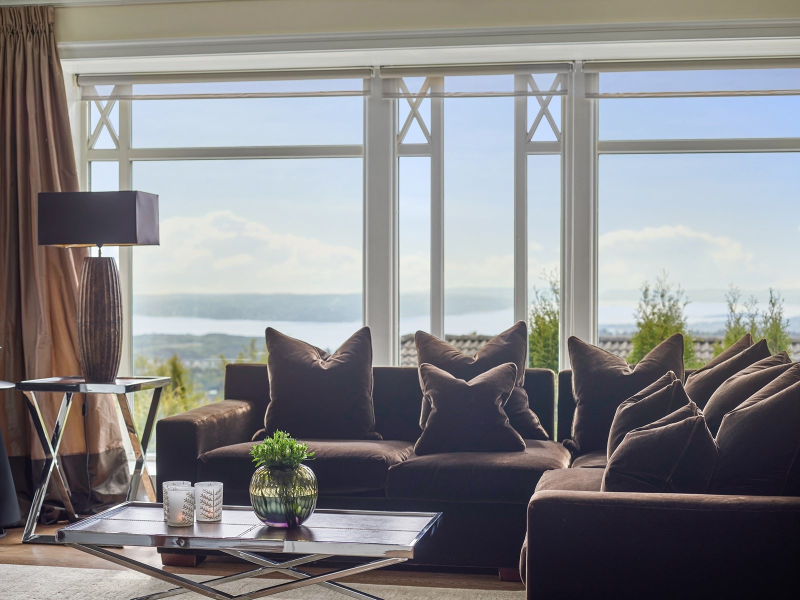 Fantastisk utsyn fra stuen. Galleribilde