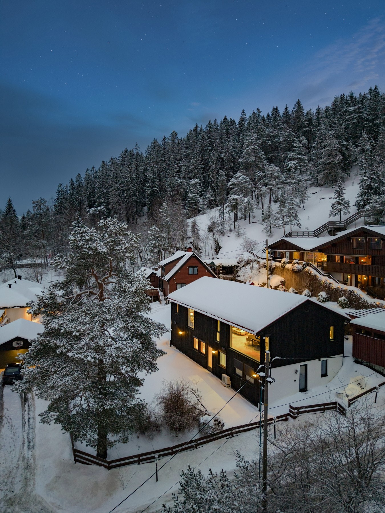 Dronebilde Galleribilde