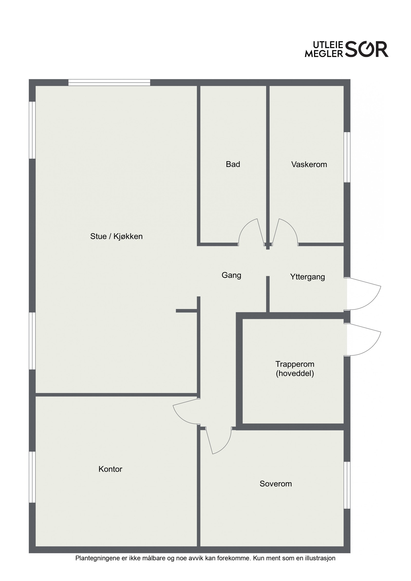 Plantegning Galleribilde