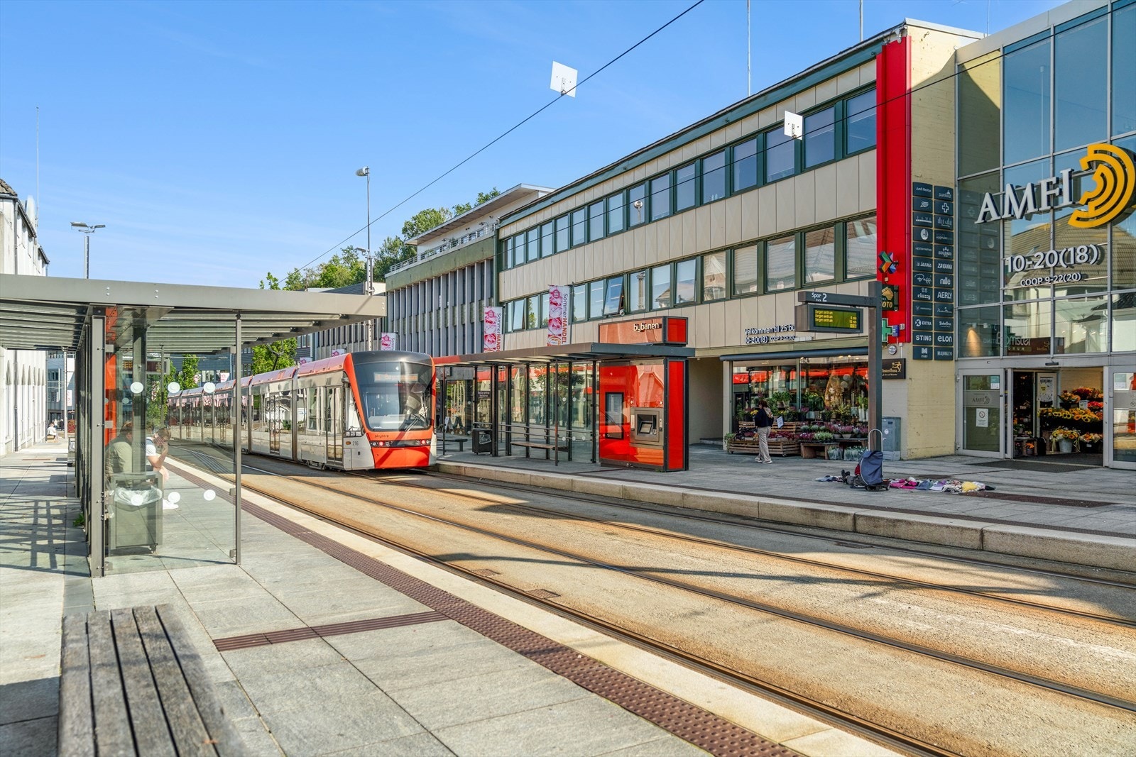 Kort vei til bybane og Amfi Nesttun fra leiligheten Galleribilde