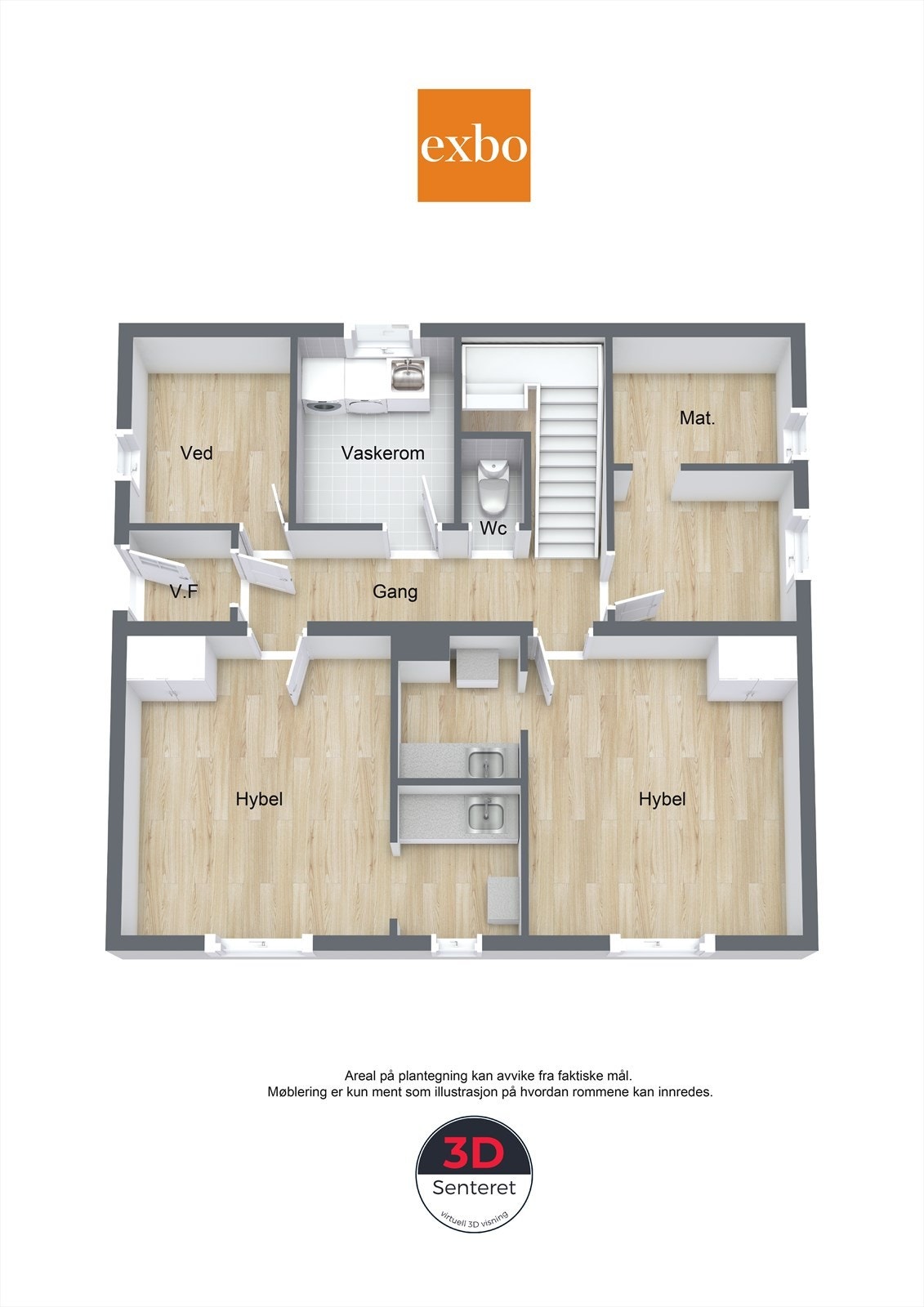 Plantegning kjeller Galleribilde