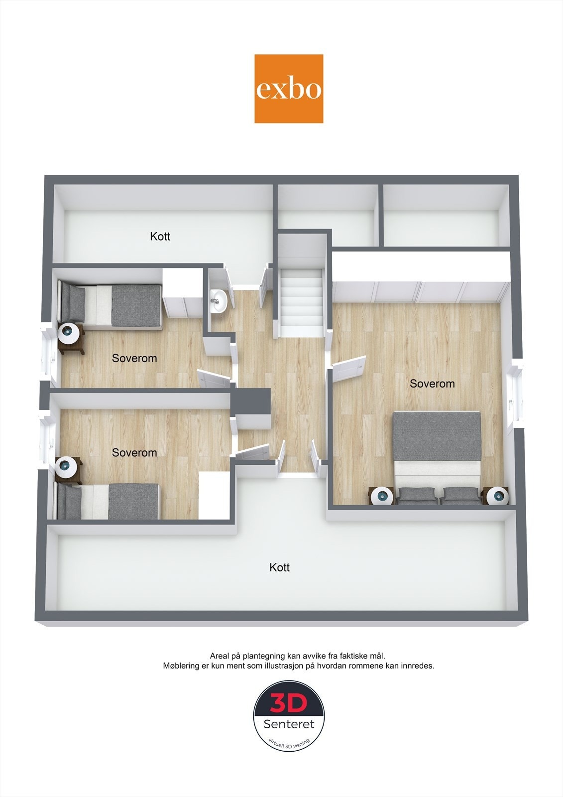 Plantegning loft Galleribilde