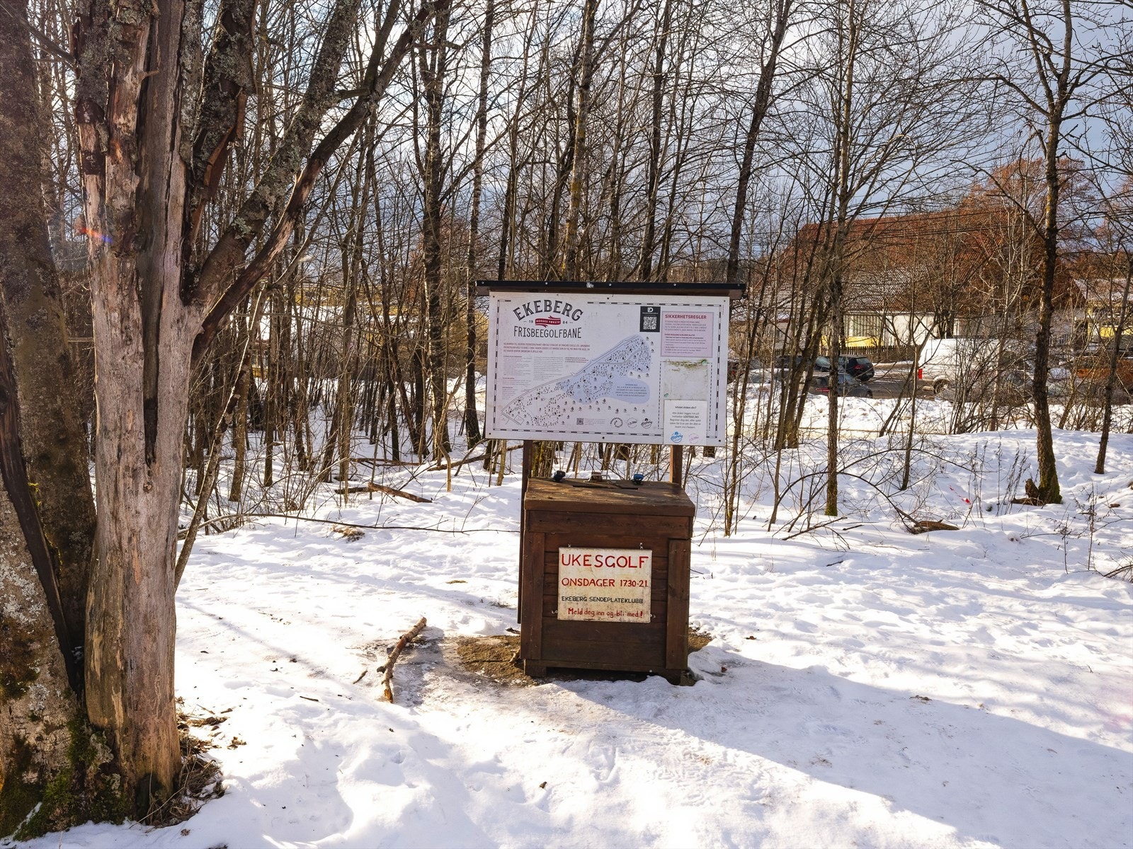 For den aktive finnes det også en frisbeegolfbane på Ekeberg. Galleribilde