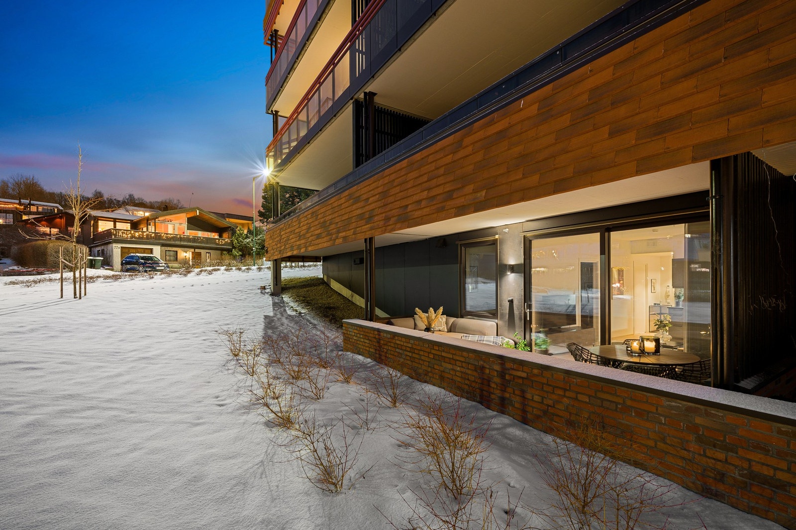 Fin endebeliggenhet i blokka. Galleribilde