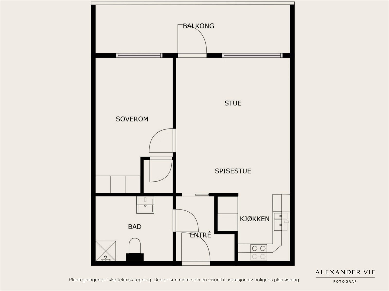 Plantegning - 5. etasje. Galleribilde