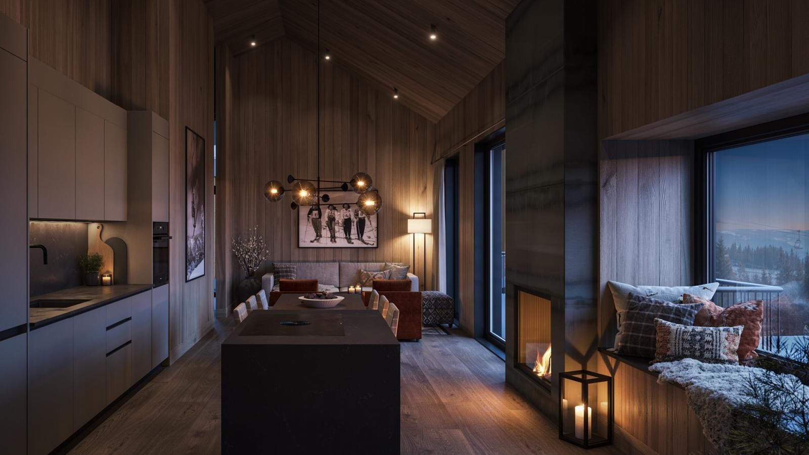 Her kan man virkelig nyte fjellet ro Galleribilde