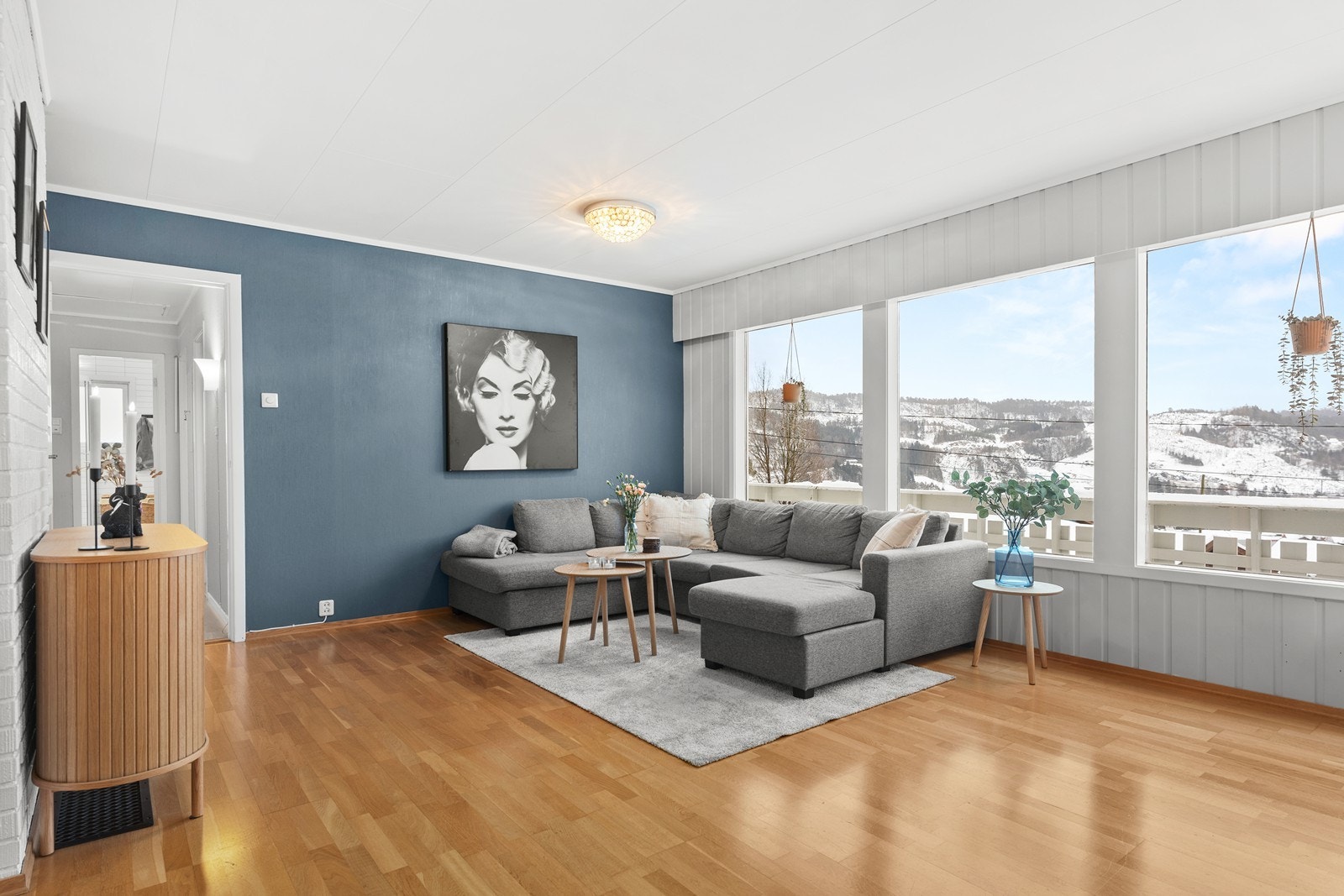 Flott utsikt Galleribilde