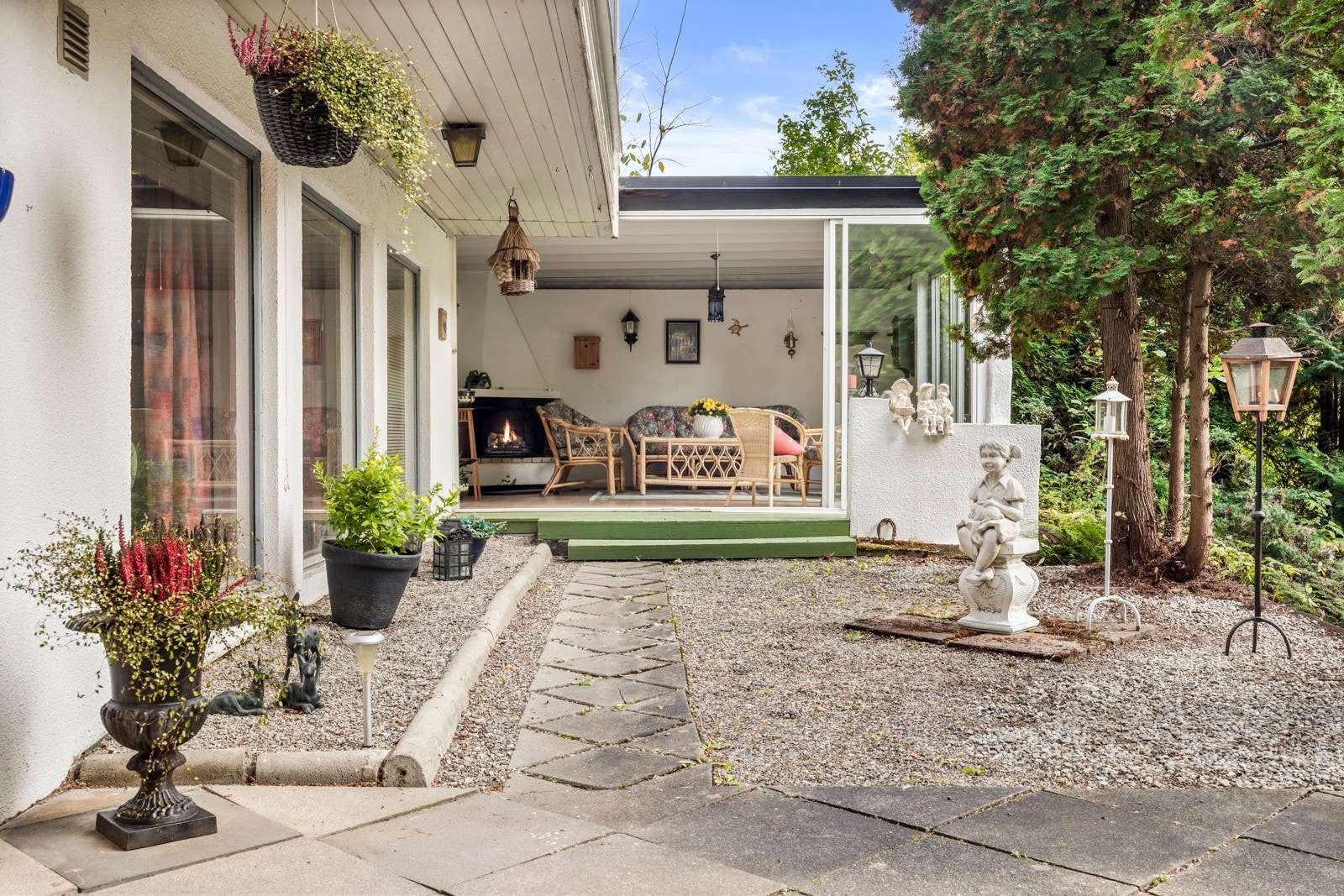 Tilgang til utvendig pergola Galleribilde