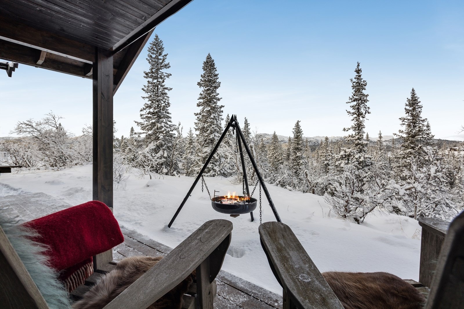 Usjenert beliggenhet med fin utsikt. Galleribilde