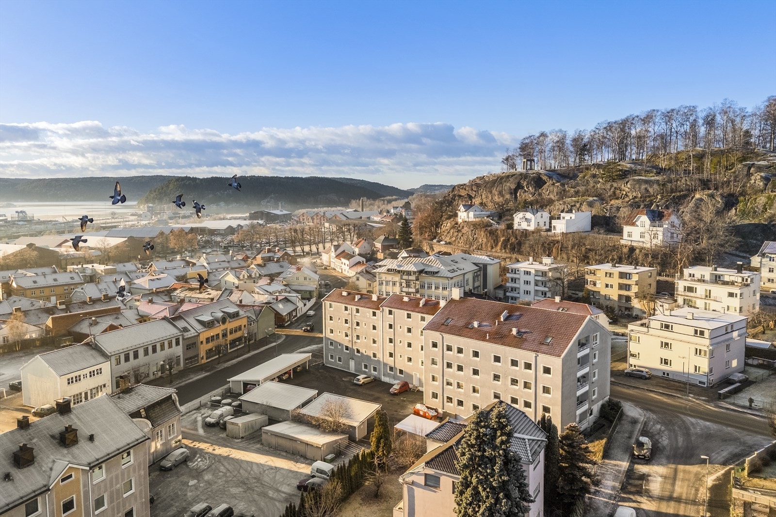 Dronefoto Galleribilde