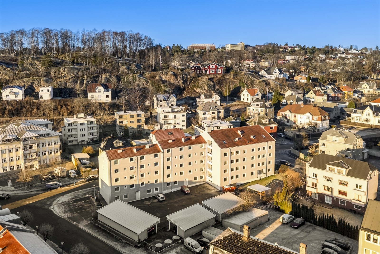 Dronefoto Galleribilde